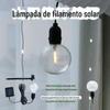 Luz noturna de acampamento lâmpada de filamento solar transfronteiriça quente lâmpada E27G80 jardim pátio exterior à prova d'água