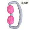 Masajeador de rodillo para el hogar, 2 ruedas, multifuncional, para fitness, cuerpo, yoga, estiramiento muscular, relajante, cuerpo completo