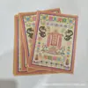 Una Colección Completa de Varios Documentos de Mesa, Dinero Colorido de Tigre Blanco, 30 Piezas en un Paquete