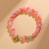 Pulsera al por mayor de Ágata de Fuente de Sal Natural, Jade Hetian, Cuentas Antiguas, Colgante Marca Fu, Pulsera de Moda Original China Nueva para Mujer