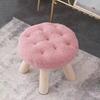 Taburete de flores para el hogar, Internet, celebración, banco de nubes, sofá, sala de estar, dormitorio infantil, bonito taburete bajo de galleta, cambiador de zapatos
