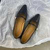 Sapatos Mary Jane com Fivela Estilo Francês, Design de Nicho Novo, Bico Fino, Boca Rasa, Sapatos de Salto Único para Mulheres, Primavera e Outono de 2026