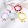 Nueva joyería de pulsera temperamento coreano joyería de cristal con cuentas amantes estudiantes niños pulsera joyería de niña venta al por mayor