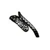 Guerrero de Acero retro anillo abierto simple de acero inoxidable nuevo personalizado barba de calamar anillo de acero de titanio para hombre
