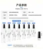 En stock 30ML/50ML Punta de gotero de silicona Gotero de vidrio Escala de serigrafía de alta temperatura Tubo de ensayo Tubo Botella de aceite esencial Botella de perfume