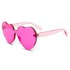 Óculos de Sol Jamie 008 em Formato de Coração Estilo Europeu e Americano Personalizados para Mulheres Lentes Oceânicas Peça Única de PC