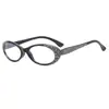 Gafas de Lectura Antiluz Azul Reductoras de Edad Incrustadas de Diamantes de Moda para Mujer, Gafas de Lectura Elegantes y Versátiles, Gafas de Lectura Antifatiga para Personas Mayores