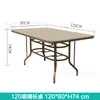 Departamento de ventas de muebles de ratán para exteriores patio exterior jardín mesa y silla pequeñas de ocio combinación de mesa de comedor para balcón exterior de villa