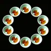 Taza de Té Maestra Fulu de Horno Ru Taza Individual Taza de Cerámica Taza de Uso Personal Taza de Calabaza Set de Té Kung Fu