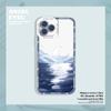 Pintura al óleo de paisaje estilo japonés Funda para iPhone 16 Simple 17Promax Estética Artística iPhone 14 Funda Transparente 13