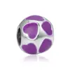 Lujo Ligero Flor Morada Cuentas Sueltas Atrapasueños Estrella Cuentas de Aleación Hechas a Mano Pulsera Collar DIY Accesorios de Joyería