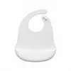 Babero para comida específico para bebés, toalla de saliva lavable, babero impermeable y a prueba de salpicaduras para niños, babero de silicona