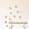 Bandera nórdica de cinco puntas con forma de estrella para fiesta de cumpleaños, pegatinas de pared para habitación de niños, decoración de fondo, accesorios para fotos.