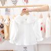 Camisas de Manga Larga para Niñas, Nuevas de Primavera y Otoño Estilo Coreano Moderno Bebé Lindas Camisas, Moda Estilo Bebé Cárdigans Pequeños Algodón