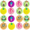 Monedero de Silicona con Animales y Frutas de Dibujos Animados, Se Puede Colgar en un Llavero, Estilos Opcionales, Monedero Lindo y Práctico al por Mayor