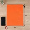 Bolsa de nylon com cordão para acabamento de roupas, bolsa de armazenamento, cordão de poliéster, atacado de fábrica