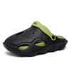 Pantuflas Baotou de Suela Gruesa para Hombre Verano para Exterior Antideslizantes Ligeras para Conducir Zapatos de Cueva para Hombre Suela de Alta Elasticidad Sandalias de Playa