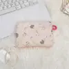 411162 Bolsa de cosméticos de algodão acolchoado com desenho animado Bolsa de armazenamento de pequenos objetos Bolsa de moedas Bolsa de armazenamento Mini