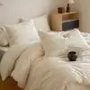 Sensación de Gato Peludo Piel Sintética de Conejo Terciopelo de Leche Juego de Cuatro Piezas Otoño e Invierno Espesor Calidez Funda de Edredón de Franela Sábana Plana Sábana Ajustable Ropa de Cama