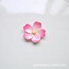 Parche de joyería hecho a mano con diseño de flor de planta dulce, material decorativo, tulipán, loto, flor de cerezo, accesorios de resina