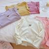 Camiseta de Manga Comprida de Veludo Alemão para Bebê Menina Camiseta de Manga Comprida Roupa Exterior Menina Primavera e Outono Novo Top Camisa de Princesa Camiseta Fashionável para Menina