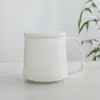 Caneca Escritório Pessoal Filtro Chá Lata Sino de Vento Conjunto Empresarial Macaron Gradiente Cerâmica Copo Personalizado