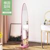 Espelho de montagem de loja de roupas infantis pequeno apartamento espelho de corpo inteiro para vestir casa pequeno piso estilo francês encaixe