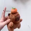 Celebridad de internet lindo capibara capibara colgante peluche juguete muñeca bolsa colgante llavero Muñeca Muñeca