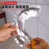 Pad a Prueba de Aceite para Estufa de Gas Engrosado Pegatina Protectora para Estufa de Gas Cubierta Redonda para Estufa de Cocina Anillo de Papel de Aluminio Estufa de Papel de Aluminio