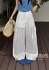 Doce e super bonita garota hot estilo retrô americano moda nova verão 2026 calça casual solta de alta qualidade