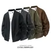 Jaqueta Cardigan Casual Masculina Plus Size Oversized Solta Estilo Coreano Europeu e Americano Estilo Hong Kong Transfronteiriço Comércio Exterior Atacado Bonito