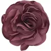 Estilo Coreano Cetim Borda Queimada Flor Tecido Artesanal Rosa Camélia DIY Decoração de Flor de Cabeça para Crianças Acessórios
