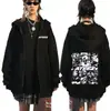 Hip-Hop Coreano Banda Ateez Álbum de Música Moletom com Zíper Moda Transfronteiriça Cardigan com Zíper Top Esportivo Tendência