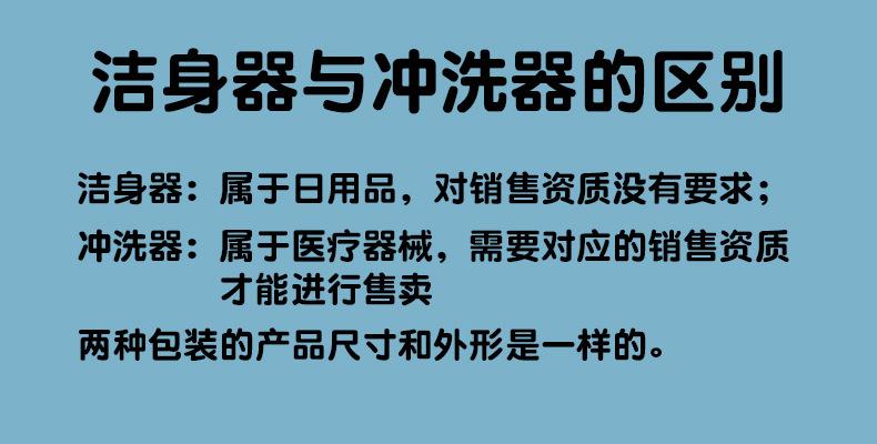 洁身器与冲洗器的区别