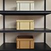 Suministro de fábrica tendencia caja de almacenamiento industrial de viento con caja de almacenamiento apilable alto valor de color caja de almacenamiento de plástico barata