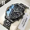 Agita el sonido de la marca de explosión de borde vivo suizo reloj para hombre Reloj de cuarzo reloj para hombre luminoso fabricantes una generación de pelo