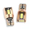 Luz LED T10 de aluminio para coche, modificación de bombilla LED pequeña w5w, luz de matrícula 12v, luz de lectura, decodificación