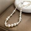 Collar delicado de alta calidad estilo Chanel, pulsera nueva de lujo ligero para celebridades de internet, cadena para suéter con hebilla de lingote de temperamento elegante 2060