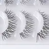 Pestañas Postizas Afiladas Hechas a Mano al por Mayor N07, Pestañas Postizas de Estudio Fotográfico para Maquillaje de Novia, Pestañas Postizas Transparentes de Hilo de Pescar Cruzadas Naturales Simuladas