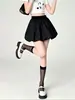 Shorts de Flor Abullonada para Mujer, Nuevo Estilo de Moda de Este Año, Pantalones Falda Holgados de Cintura Alta en Línea A Anti-Exposición