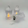 Lámpara de Viento Pequeña Transparente de Producto Nuevo LED Vela Digital Venta Caliente Transfronteriza Lámpara de Viento Pequeña Transparente Luz de Noche