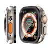 Adecuado para Apple Watch Marco Metálico Protección de Privacidad Película Templada Marco de Aleación de Aluminio Ultra Integrado