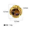 Xi Yin Transfronterizo Europa y América ins Moda Personalidad Hip Hop Colgante Perforado Cobre Microincrustado Circonita Colgante de Cobre de 26 Letras