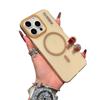 Funda para iPhone 17 Pro Max con Textura de Arena Suave Mate Semitransparente Adecuada para Apple 16 Succión Magnética 15 Funda Simple de PC