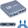 Placa de captura HDMI para transmissão ao vivo de jogos HD HDMI para USB3.0 com coletor de cabos Fabricante de placa de captura de vídeo 4K
