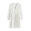Vestido francés de estilo suave recortado con diseño occidental y falda de hada blanca que reduce la edad para personas pequeñas que puede ser salado o dulce en verano
