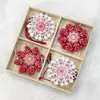 Decoraciones de Navidad, Colgantes para Árbol de Navidad, Colgantes de Copo de Nieve, Bolas, Lazos, Piñas, Bolsas de Regalo, Tambores Pequeños para Personas Mayores, Mai Taibao