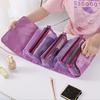 Bolsa de cosméticos cuatro en uno, bolsa de viaje de gran capacidad, portátil, multifuncional, plegable y desmontable.
