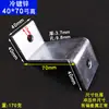 Suporte Galvanizado a Frio em Forma de Z Escada-Forma Código de Canto para Fachada Cortina Conector de Ângulo Reto de 90 Graus Peça de Fixação Suporte de Prateleira para Uso Doméstico