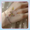 Fofo e Simples Coelhinho Palha de Trigo Protetor de Braço Adesivo de Tatuagem Nicho de Alta Qualidade Coelhinho Tatuagem à Prova d'Água de Longa Duração para Mulheres